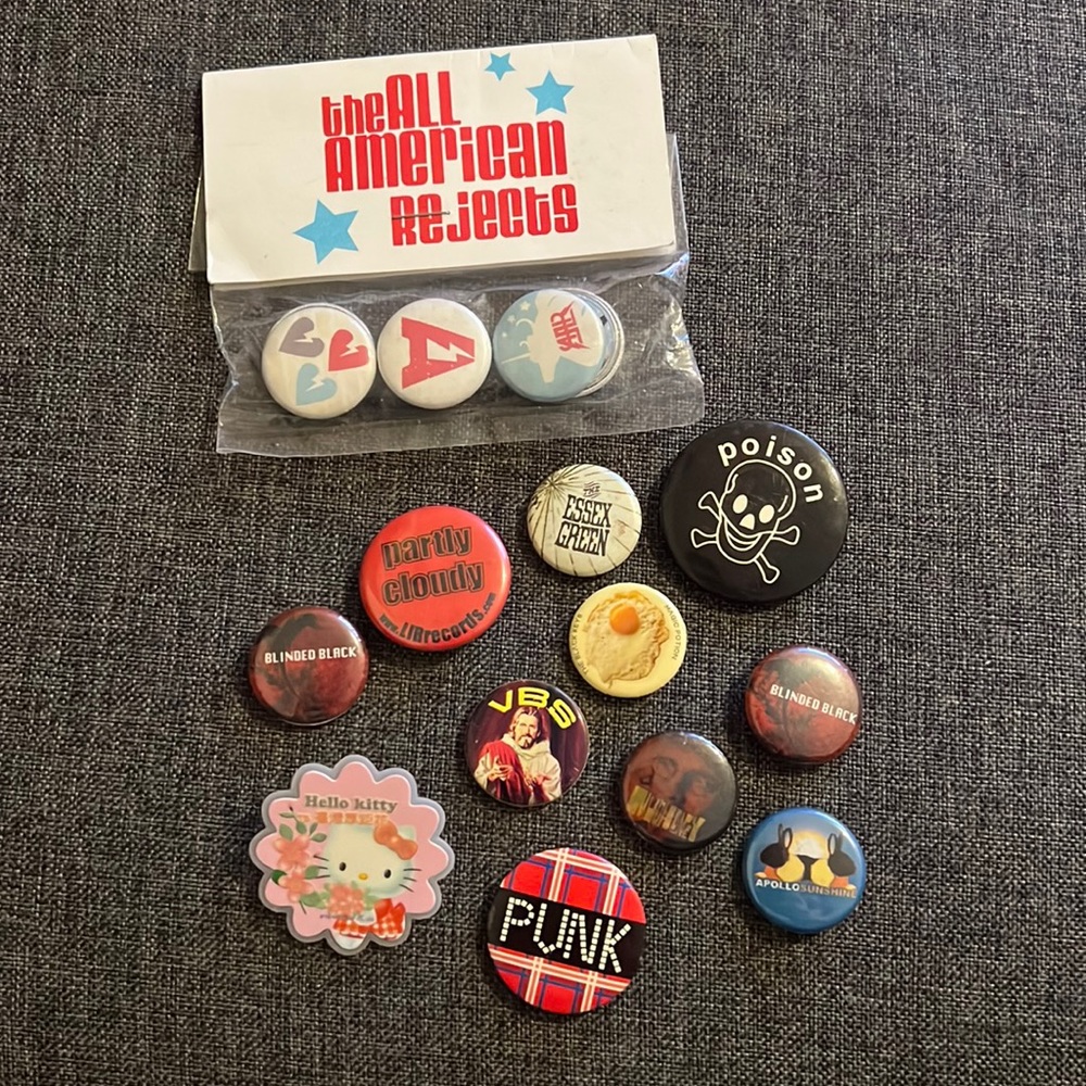 Band music pins